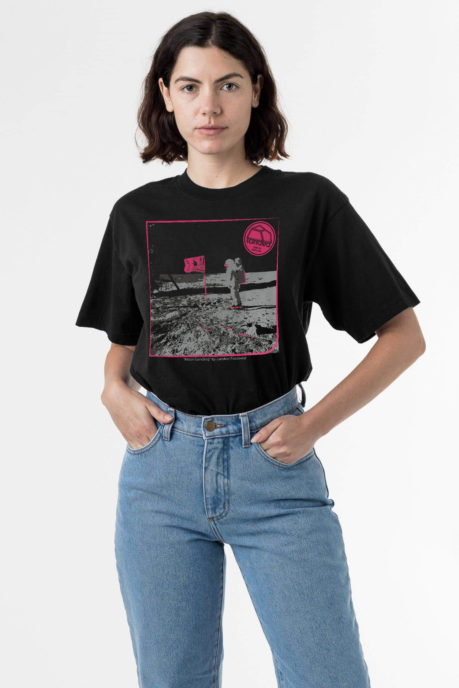 Moon Landing Imperfect Tee - Unisex